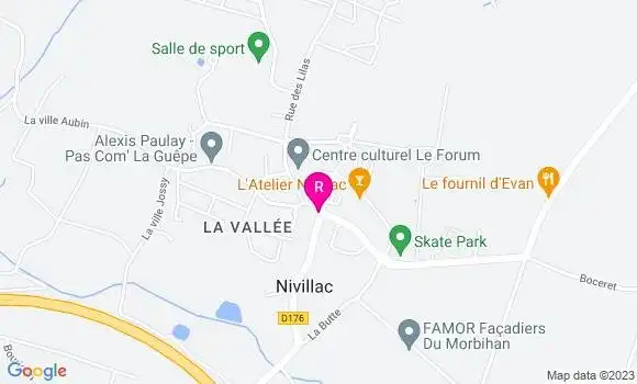 Localisation Restaurant  A la Pyrogue