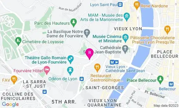 Localisation Restaurant  La Petite Table des Nuits