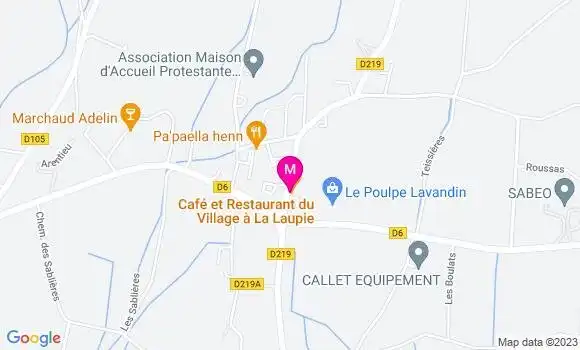 Localisation Restaurant  Le Murmure des Vins