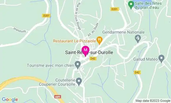 Localisation Auberge Gauloise