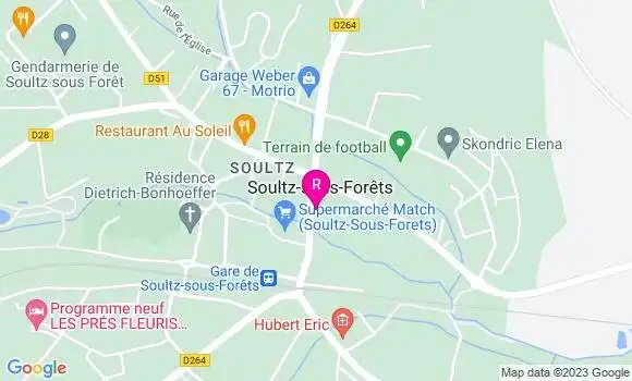 Localisation Restaurant  Chez Georges