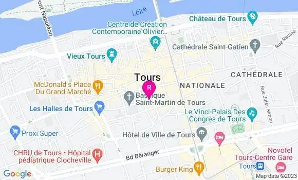 Localisation Restaurant  L