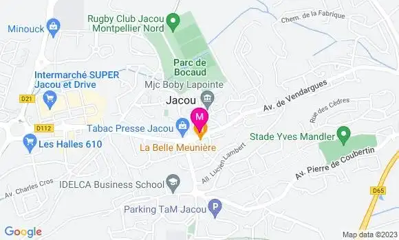 Localisation Restaurant  La Table des Copains