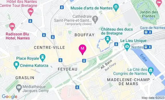 Localisation La Crêperie Jaune