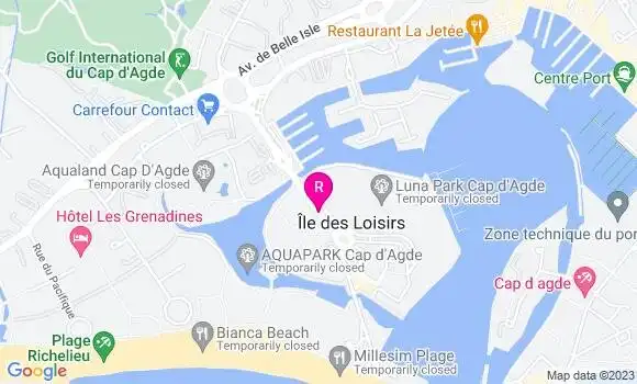 Localisation Restaurant  Manovi Plage
