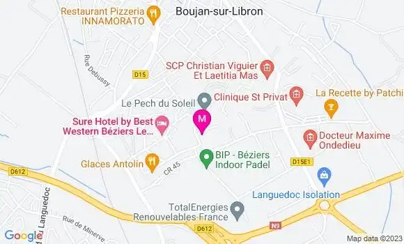 Localisation Restaurant  L