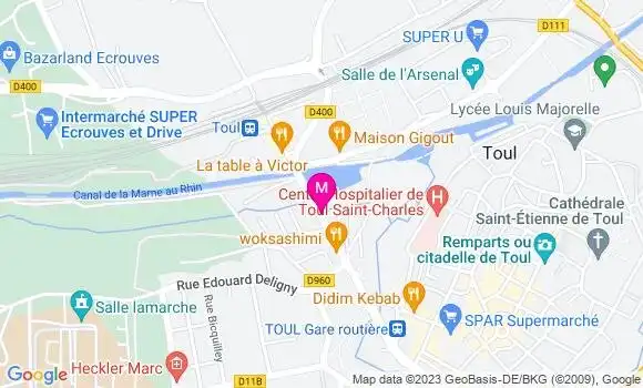 Localisation Restaurant  Quai 158