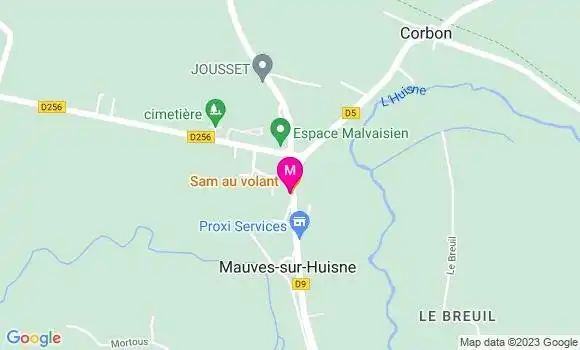 Localisation Restaurant  Sam au Volant