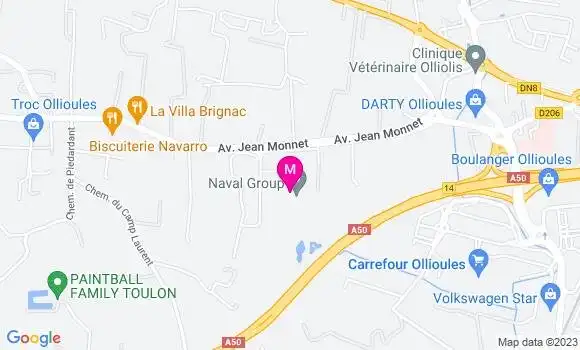 Localisation Bistrot Olea