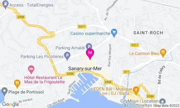 Localisation Restaurant  La Brise