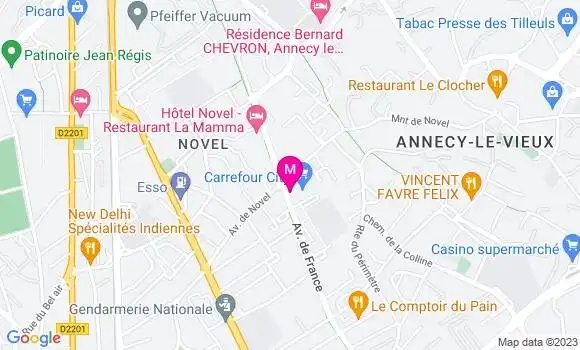 Localisation Brasserie La Sarrazine