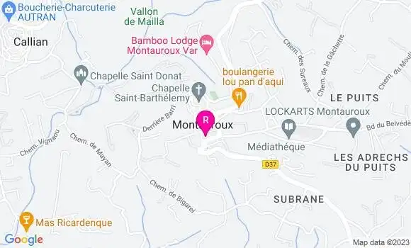 Localisation Brasserie du Clos