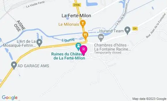 Localisation Restaurant  Les Ruines