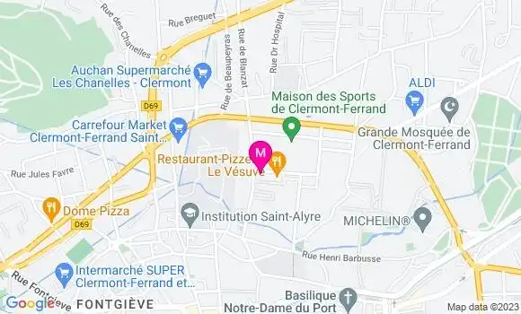 Localisation Restaurant  Chez Samcess