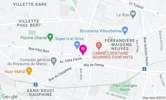 Localisation Restaurant  Nawab