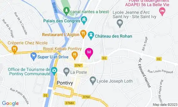Localisation Restaurant Marocain Le Marrakech Breizh