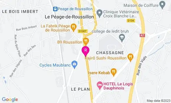 Localisation Restaurant  La Sarrasine