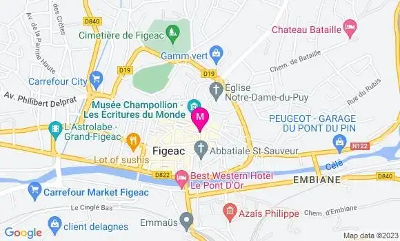Localisation Restaurant  La Racine et la Moelle