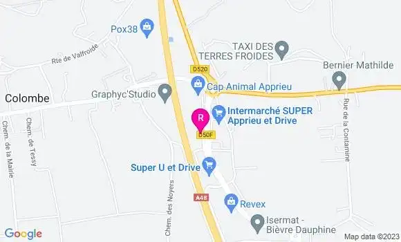 Localisation Restaurant  Le Colibri