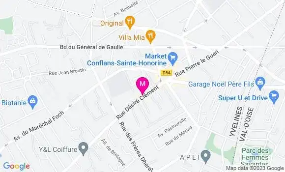Localisation Sushi Jardin