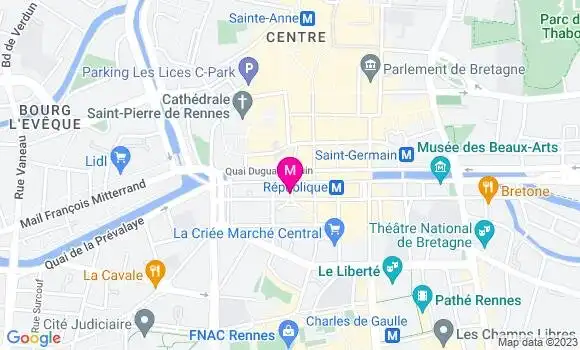 Localisation Restaurant  L