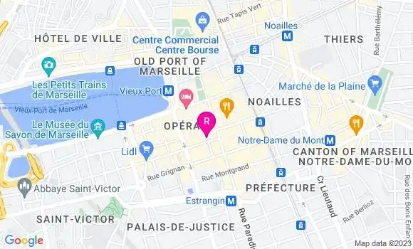 Localisation Restaurant  Au Falafel