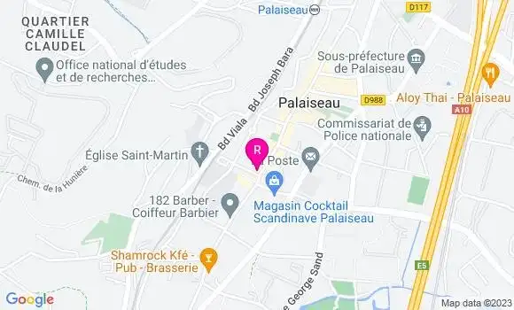 Localisation Restaurant  Le Paris