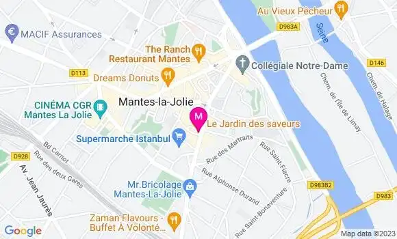 Localisation Restaurant Libanais Le Jardin des Saveurs