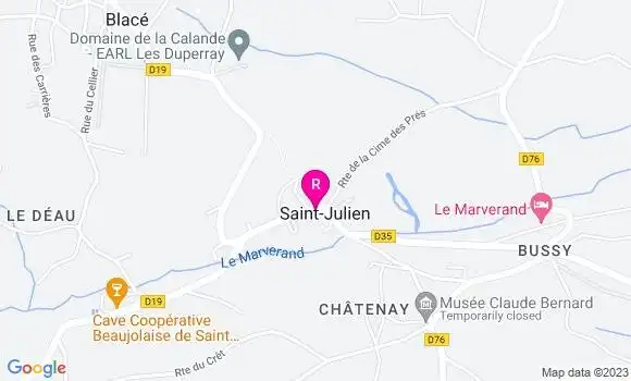 Localisation Restaurant  Le Grenouillard