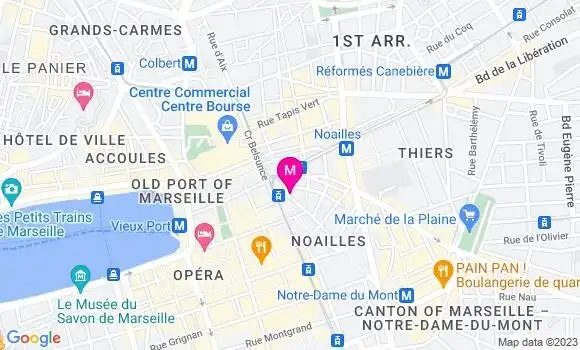 Localisation Bistrot Le Petit Saint Louis