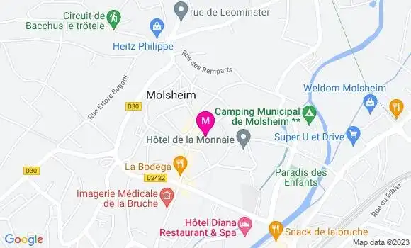 Localisation Restaurant  Le d
