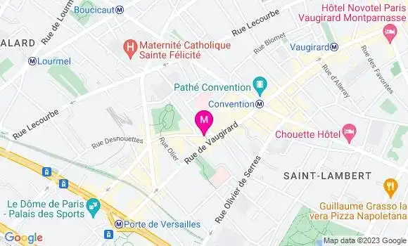 Localisation Restaurant  Maison Park