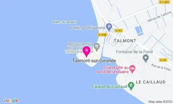 Localisation Crêperie La Petite Cour