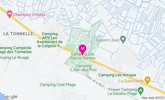 Localisation Restaurant  Les Places Dorées