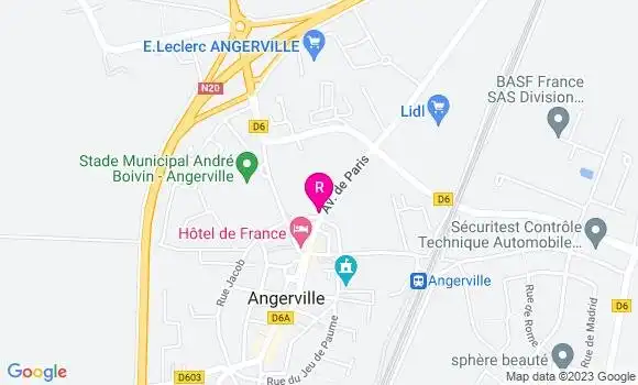 Localisation Crêperie Au Fil du Voyage