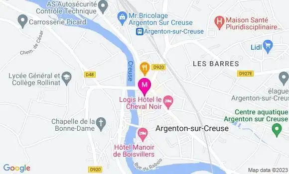 Localisation Restaurant  Le Traqueur Berrichon