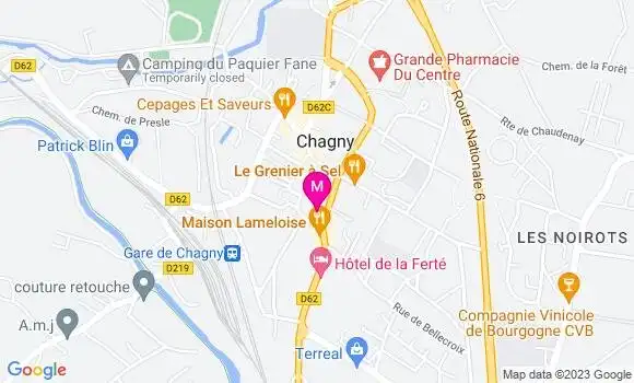 Localisation Restaurant Bar Le Salmanazar