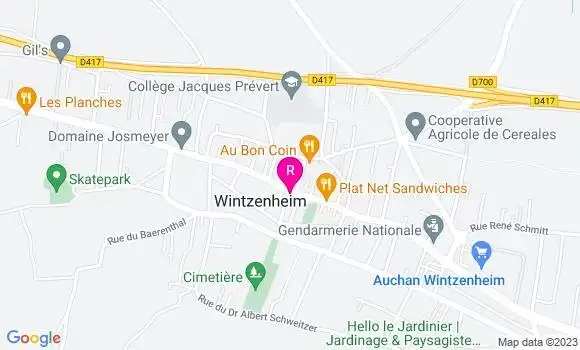 Localisation Pizzeria Pizza27