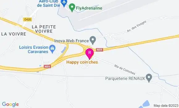 Localisation Restaurant  Happy Coin
