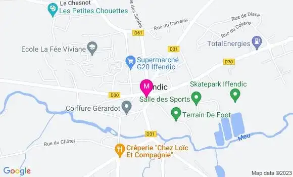 Localisation Restaurant  Le Petit Breton