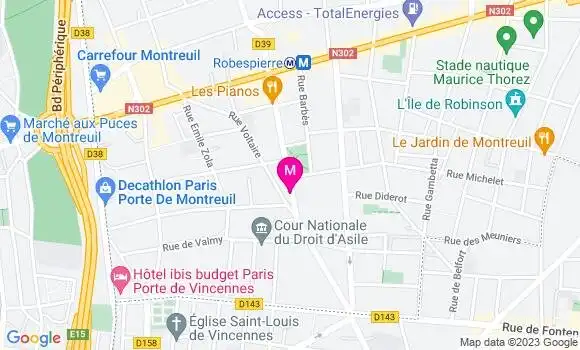 Localisation Restaurant  L