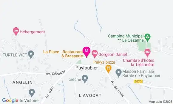 Localisation Brasserie La Place