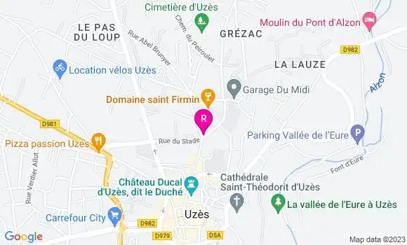 Localisation Restaurant  Racines