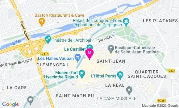 Localisation Restaurant  Le Mess