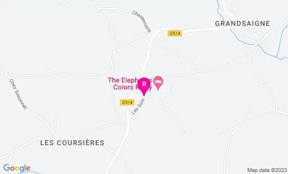 Localisation Restaurant  Chez Berry
