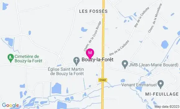 Localisation Restaurant  Café de la Mairie