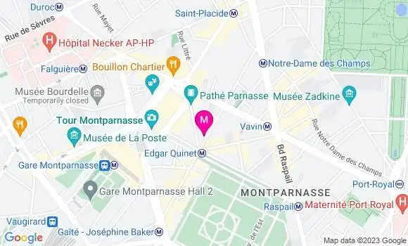 Localisation Crêperie de Quimper