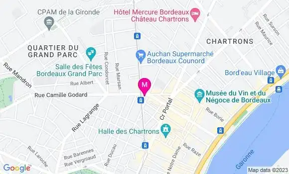 Localisation Restaurant  Le Cent 33