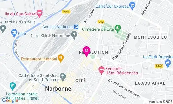 Localisation Restaurant  L
