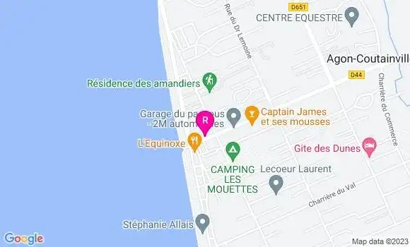 Localisation Pizzeria La Relève